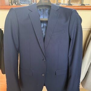Men's Navy Two-Button Suit Blazer & Pants